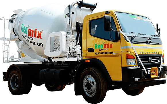 Geomix concrete construction for buildings at kannur, Calicut, Kasargod concrete mixer vehicle